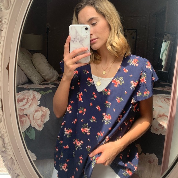 Floral Blouse - Old Navy - XXL - Picture 4 of 6